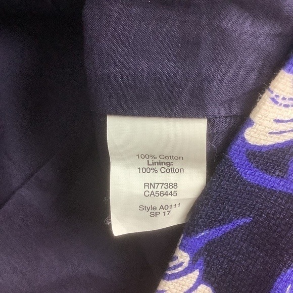 J.Crew Basketweave Floral Skirt Style A0111 Size 4 - Picture 9 of 11